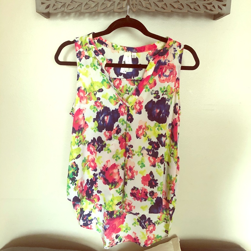Colorful Floral Blouse